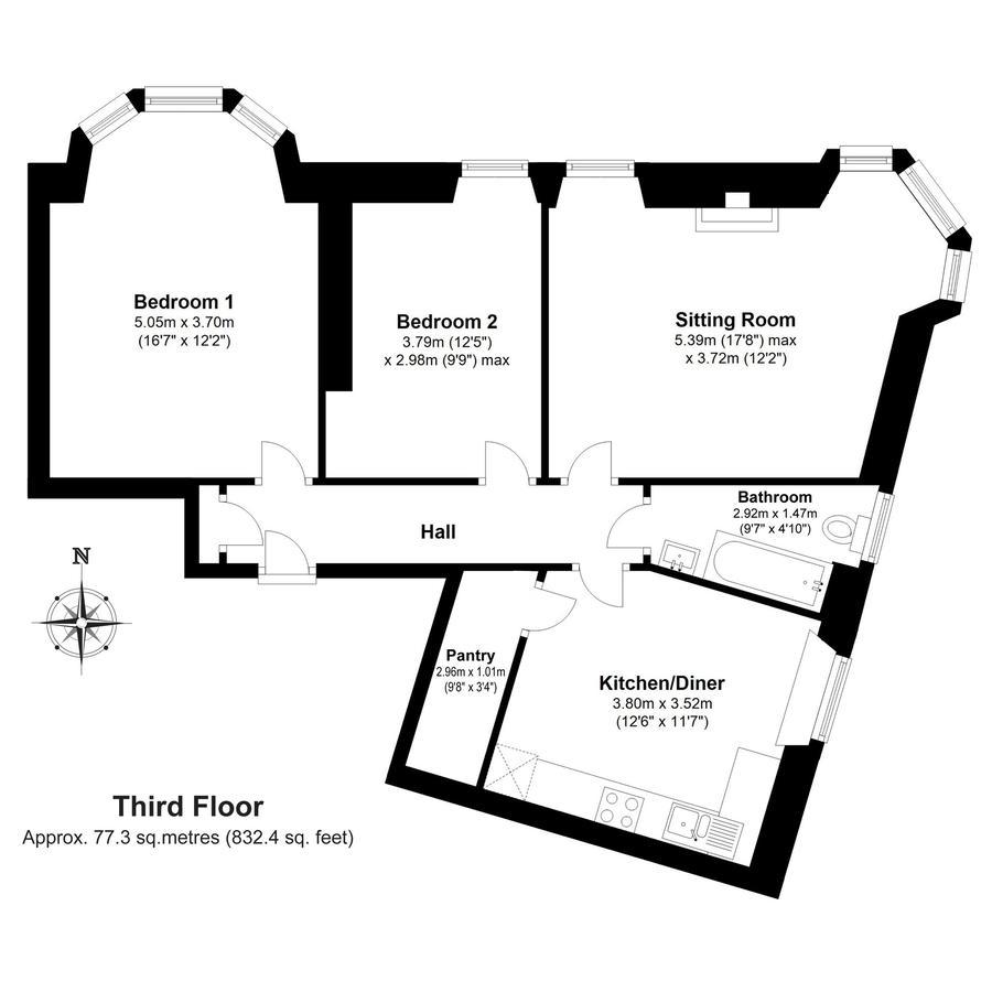 Apartment Belhaven Terrace Edinburgh