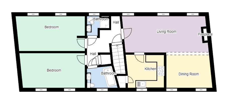 Apartment Queensferry Street Lane - Fantastic 2 Bedroom Centre Mews House With Free Secure Parking! Edinburgh