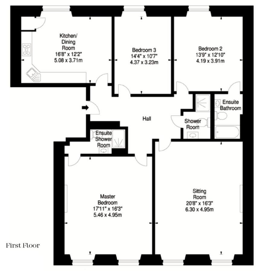 Apartment The Edinburgh Address - Castle View Apartment