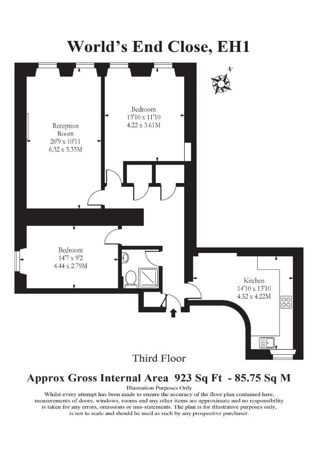 World's End - Historic 2 Bed On The Royal Mile, Sleeps 4 Apartment *