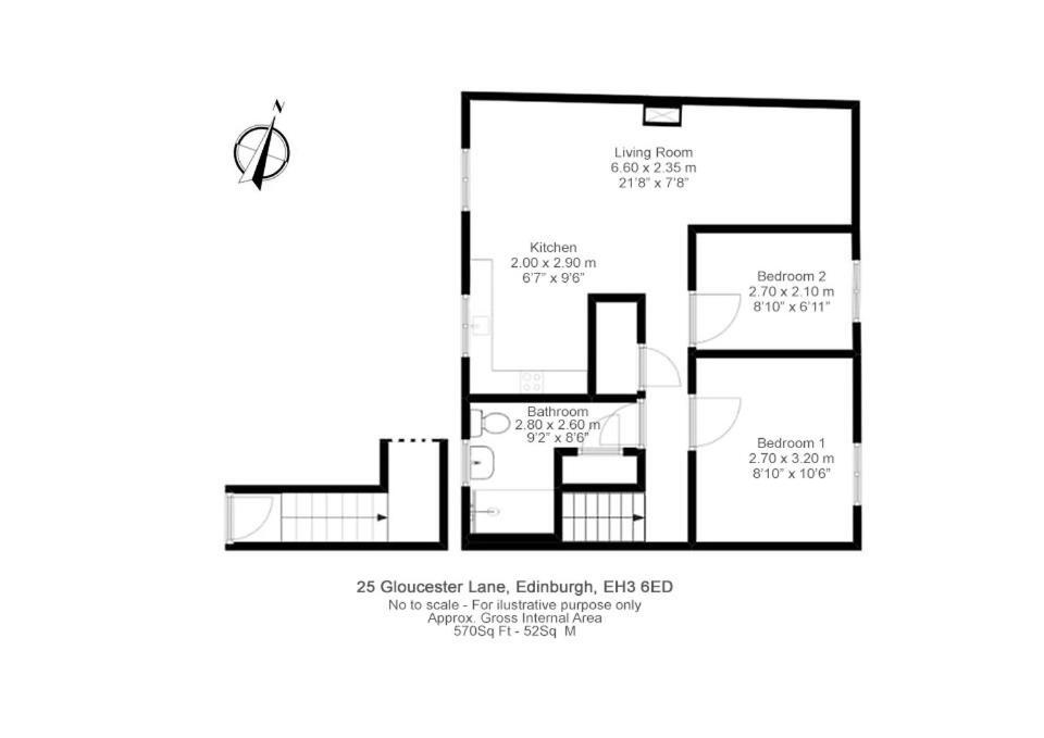 The Gloucester Lane Apartment EDI