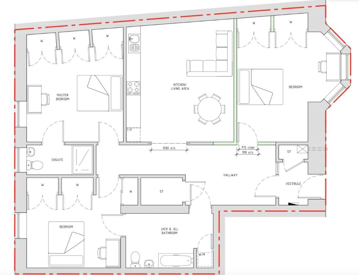 Apartment Haymarket Spacious 3 Bedroom Street Level